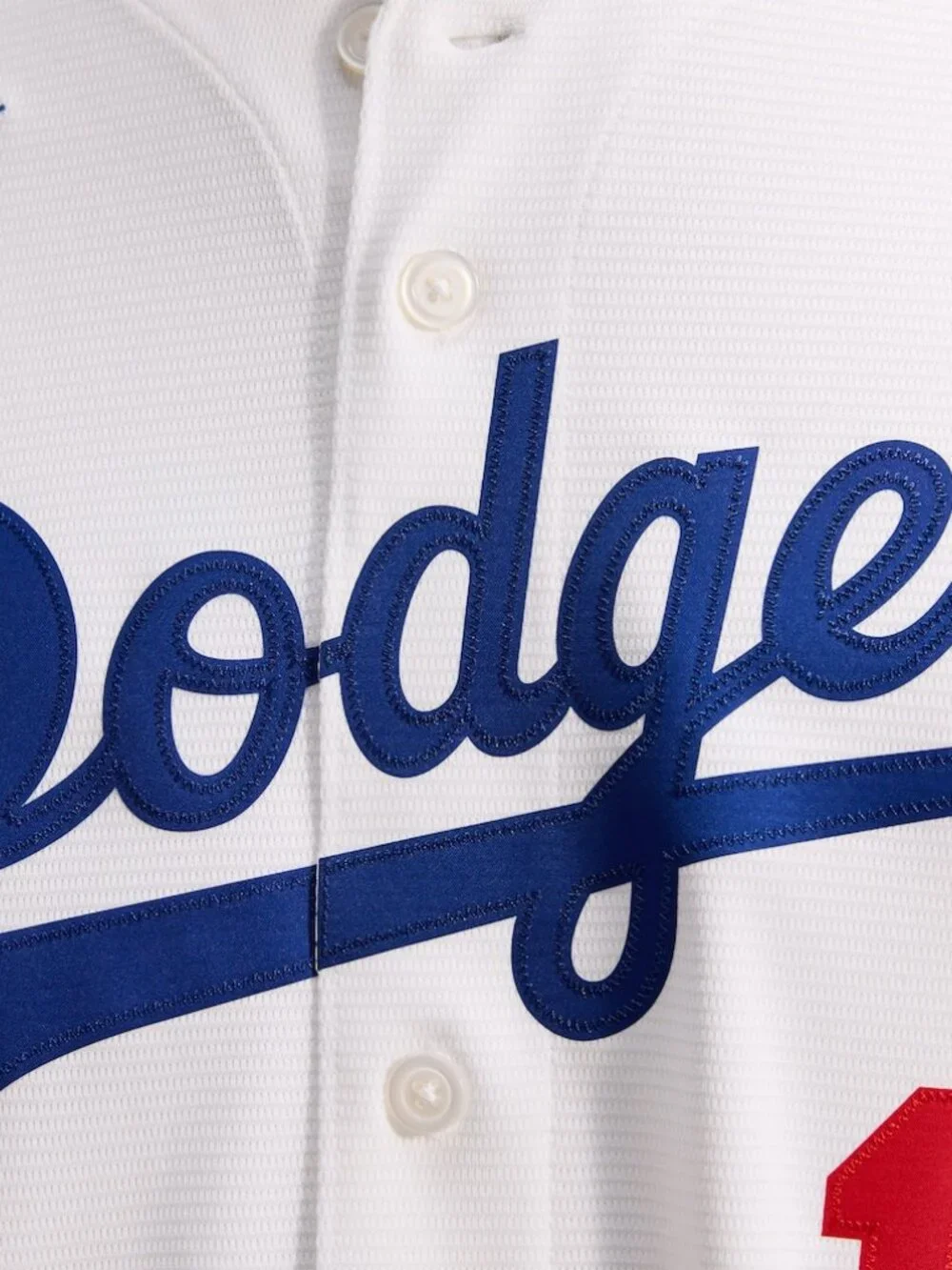 NWT NIKE Shohei Ohtani Dodgers Men's L White Home Jersey Stitched #17 - Picture 5 of 7
